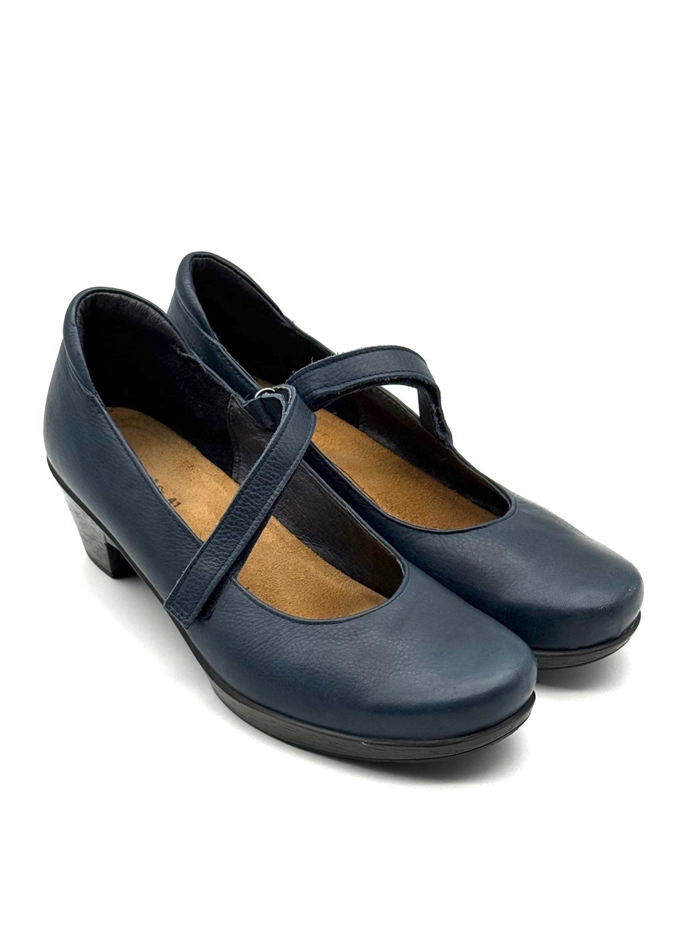 NAOT Muse Mary Jane Pump Navy Blue Leather EU 41 US 10-10.5